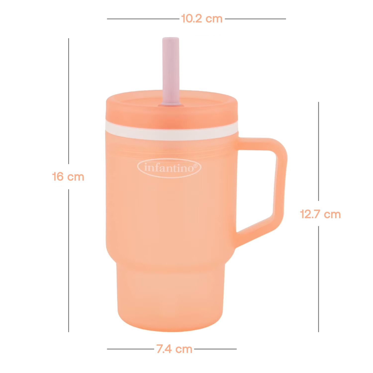 Vaso Antiderrame Bombilla My1st Tumbler 266ml Flor De Cerezo image number 5.0