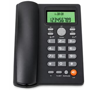 Tel&eacute;fono De Red Fija Uniden Con Manos Libre Sobre Mesa 7413