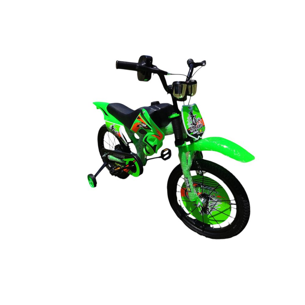 Bicicleta Aro 12 Bicimoto Amhapi Verde image number 1.0