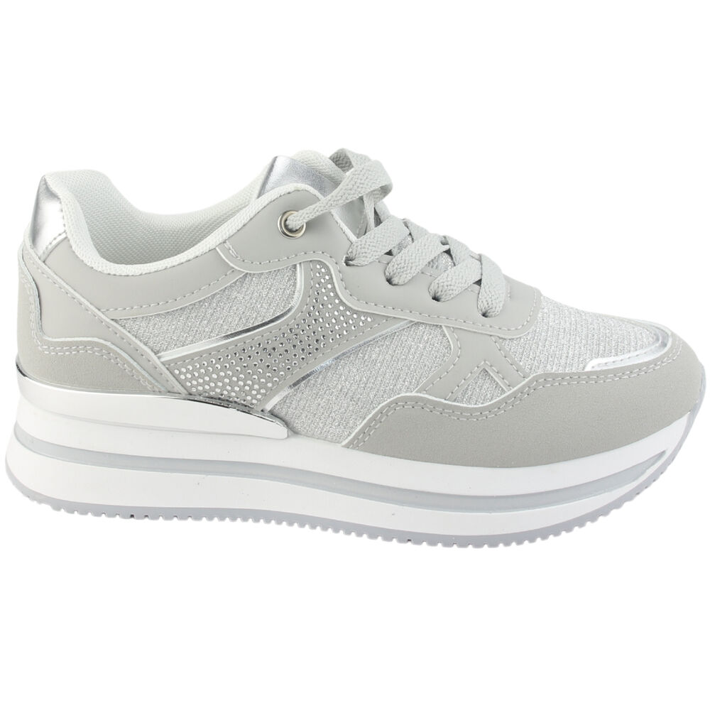 Zapatilla Chalada Mujer Jettixlow1- Plateado Urbano image number 0.0