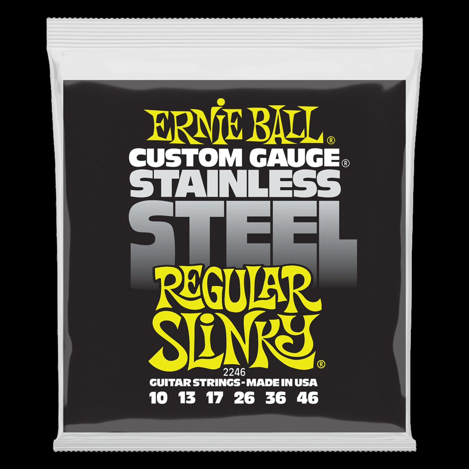 Set De Cuerdas Ernie Ball Regular Slinky Inoxidable 10 &ndash; 46 image number 0.0