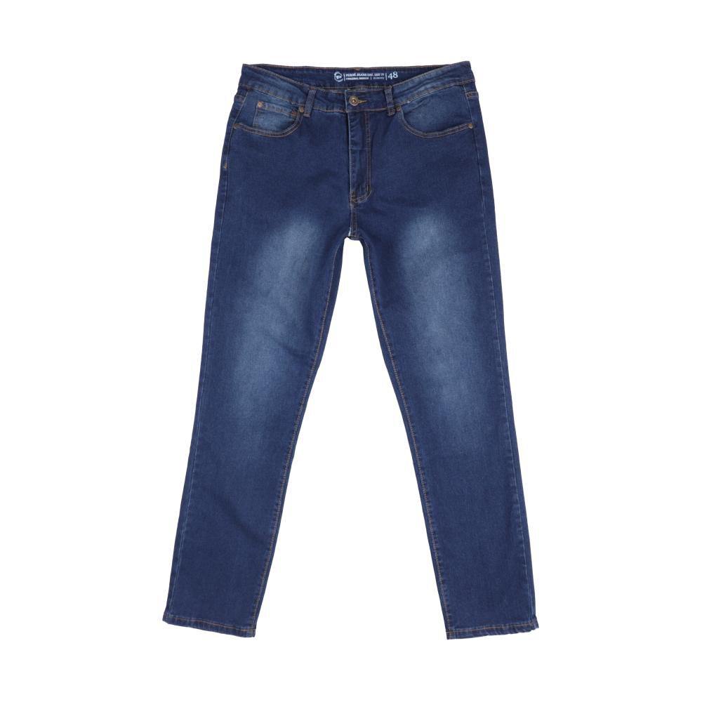 Jeans Regular Tiro Medio Slim Hombre Peroe image number 0.0