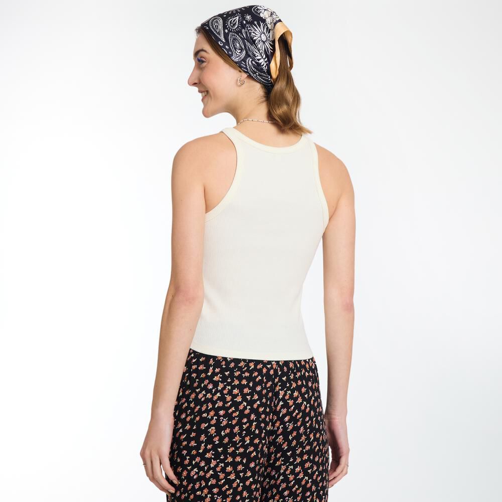Polera Crop Sin Manga Cuello Redondo Mujer Freedom image number 3.0