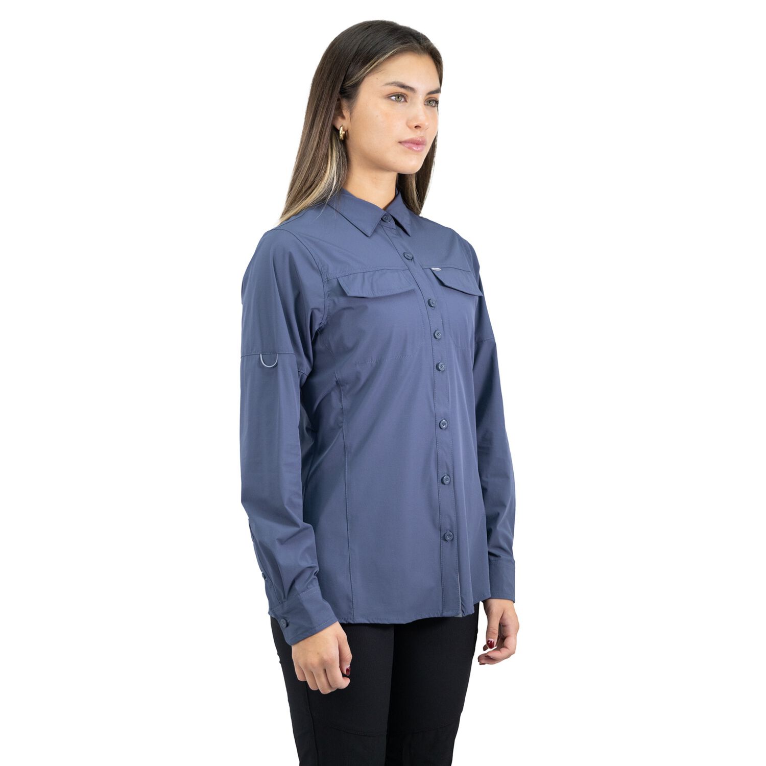 Camisa Hw Antakari Spandex Mujer Azul image number 1.0