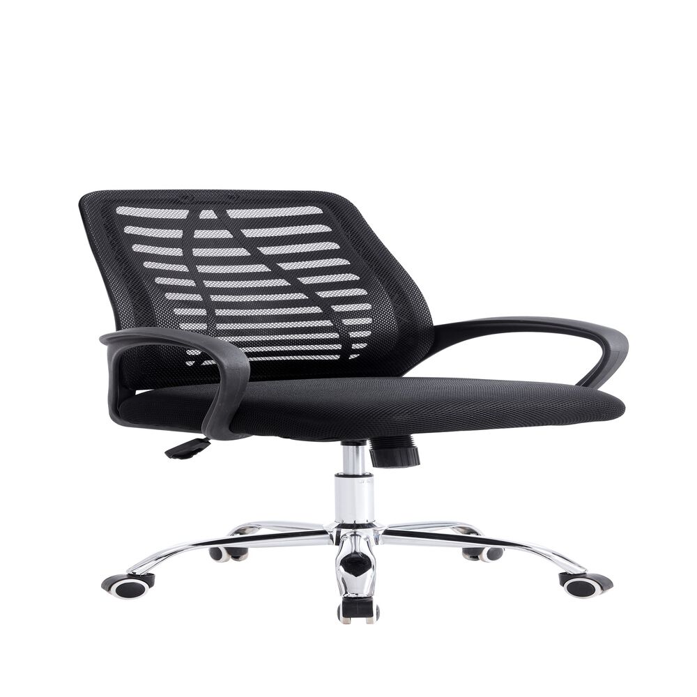 Silla De Oficina Ejecutiva Barcelona Ergonomica Color Negro Bm-806 Arthome image number 0.0