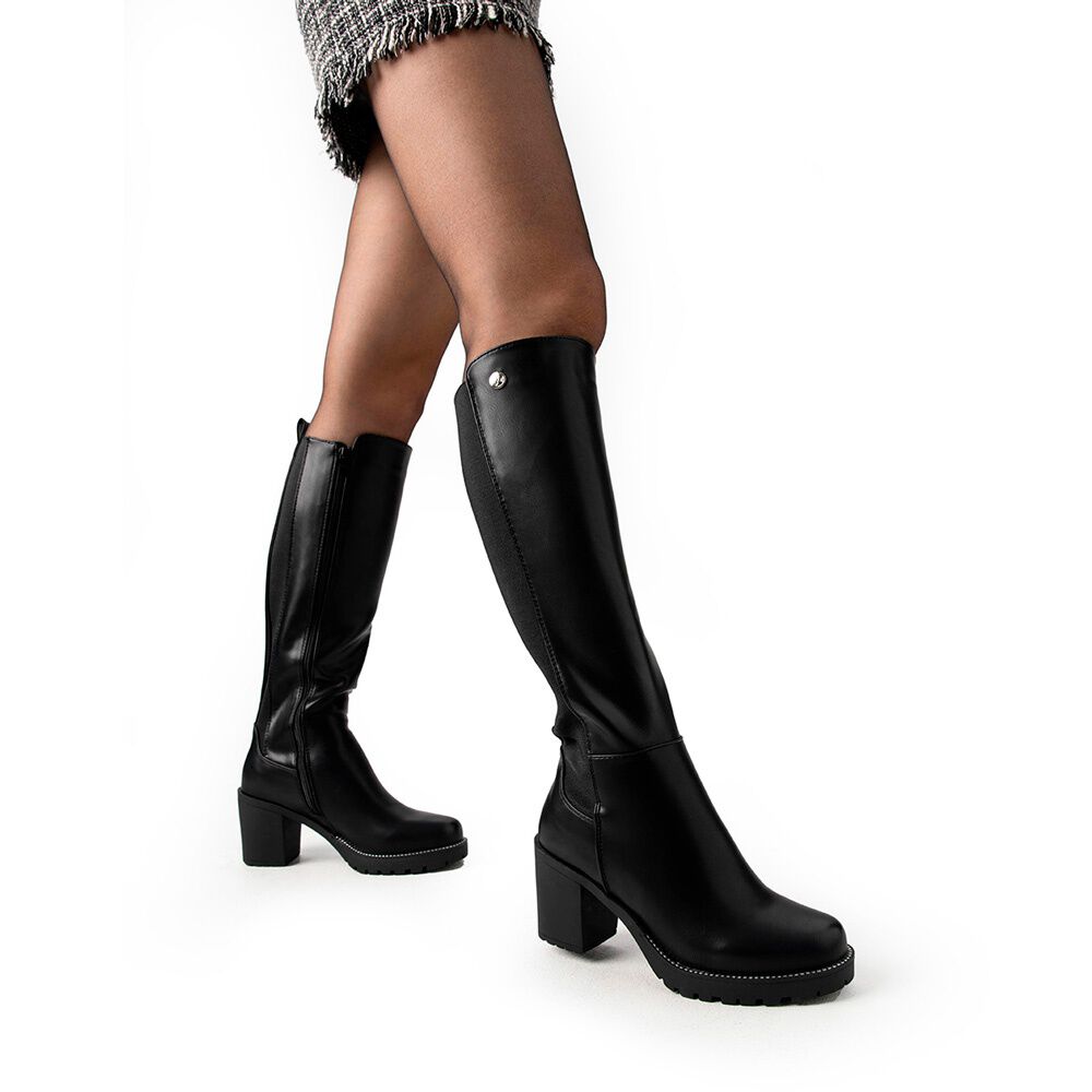 Bota Negro Casual Mujer Weide Zs53 image number 1.0