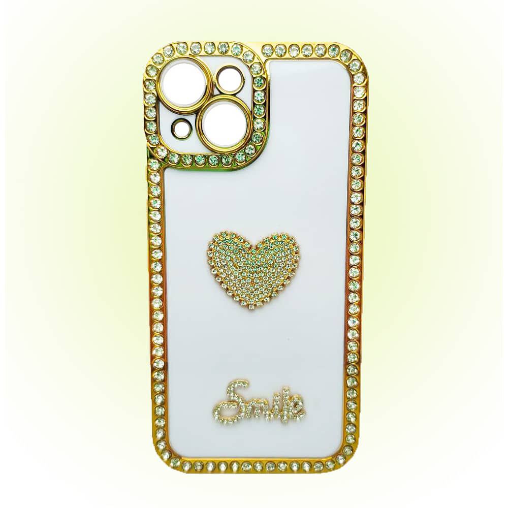 Carcasa Gel Beillo Para Iphone 15 - Protector Blanco Diamante image number 1.0