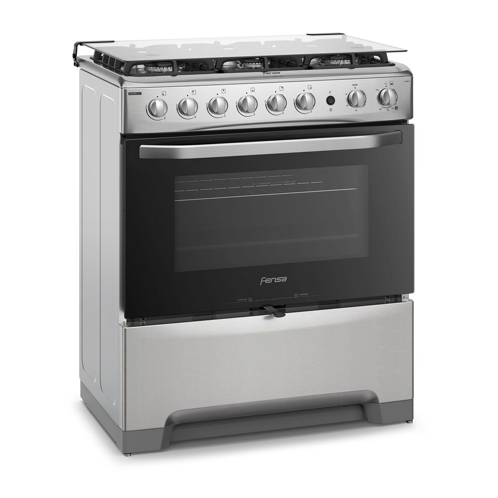 Cocina A Gas 6 Platos Fensa Experience F 5300 T Gris image number 6.0