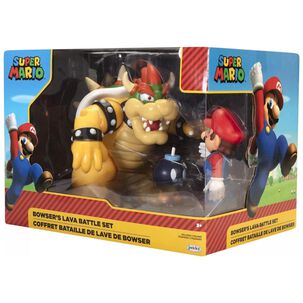 Juguete Figuras Set Batalla Lava Browser Mario Bros Infantil