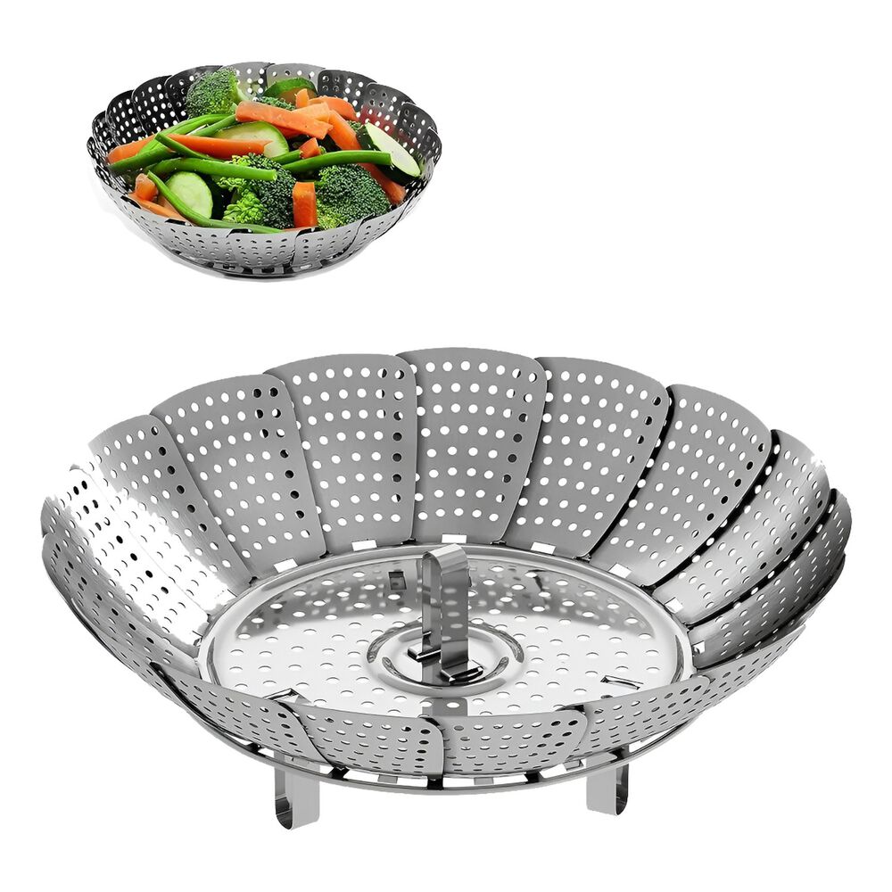 Vaporera Plegable Acero Inoxidable 21cm Cocina Saludable image number 0.0
