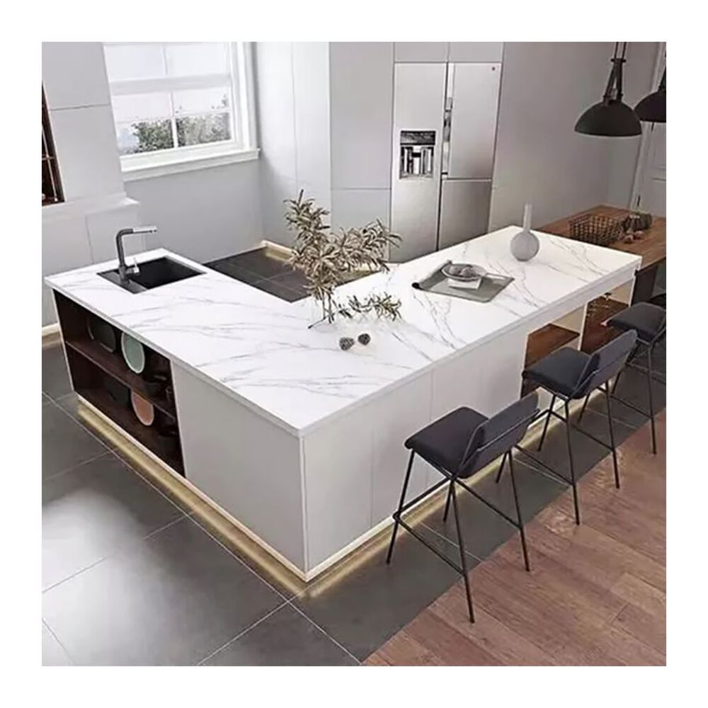 Papel Tapiz Adhesivo M&aacute;rmol Impermeable Para Encimera Cajon image number 2.0