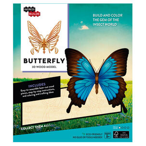 Butterfly: - Modelo Para Armar 3d-madera
