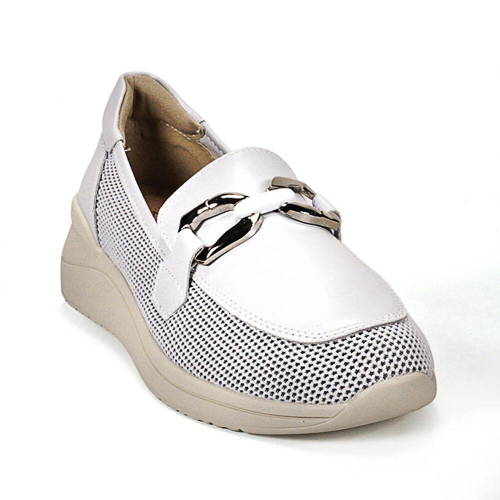 Mocasín Cuero Zully Blanco image number 3.0