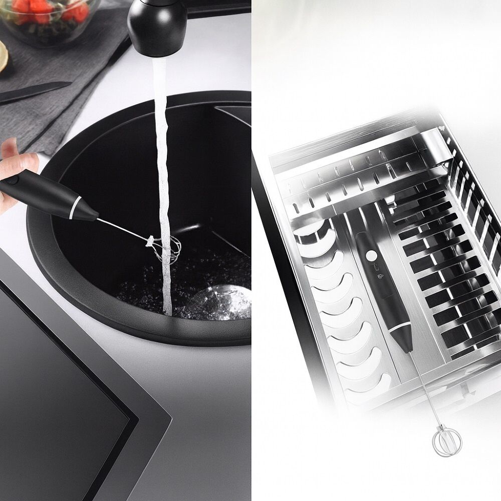 Mini Batidor Revolvedor De Caf&eacute; Y Espuma Leche Recargable Usb image number 5.0