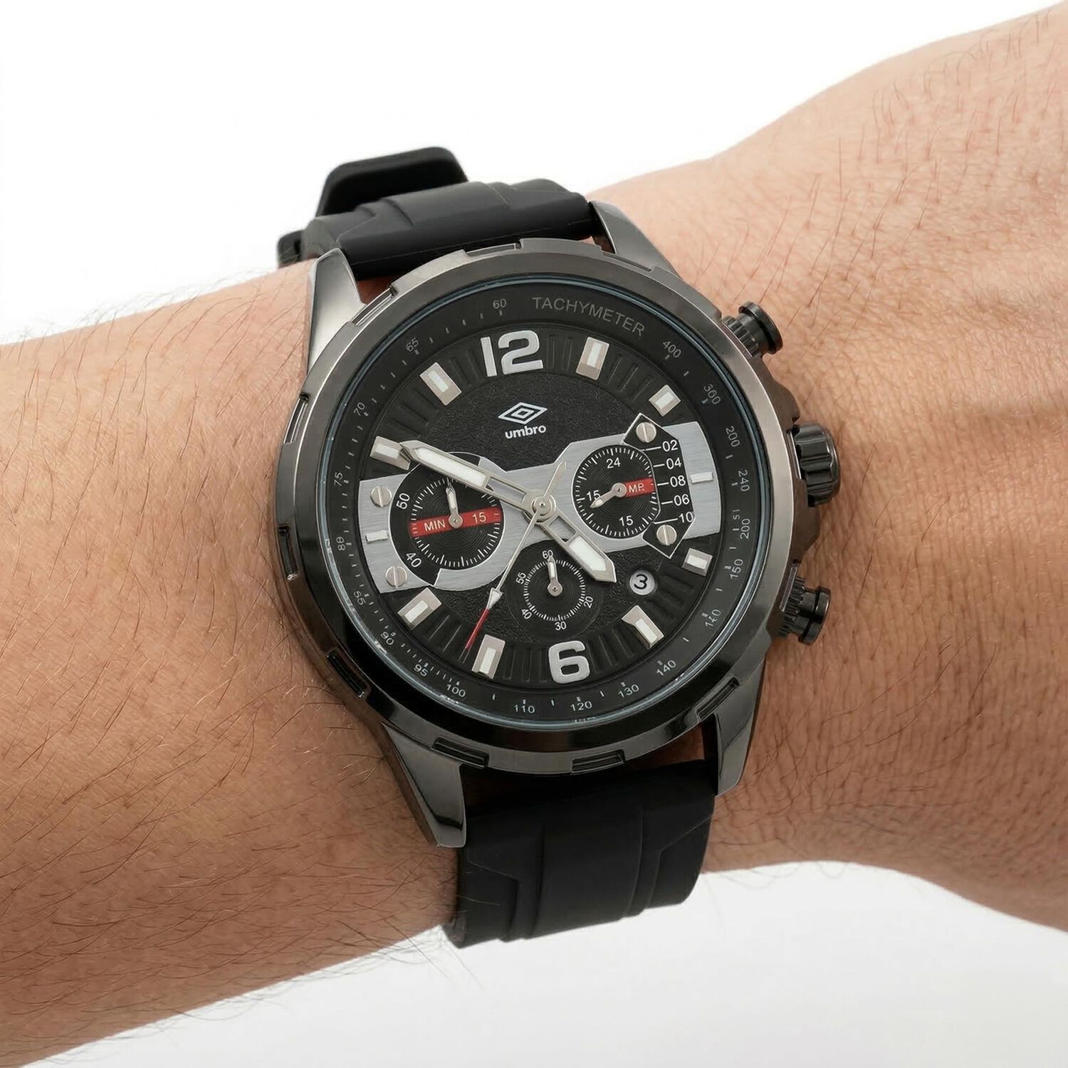 Reloj An&aacute;logo Hombre Umbro Plus Negro Umbp-1500-193 image number 1.0