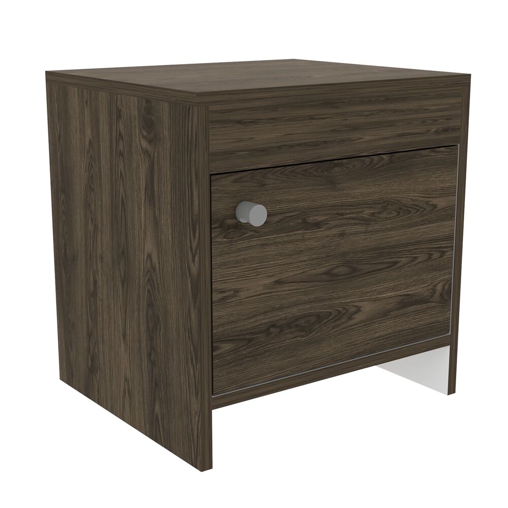 Velador 1 Puerta 41,6x40x35 Cm Café Oscuro image number 0.0