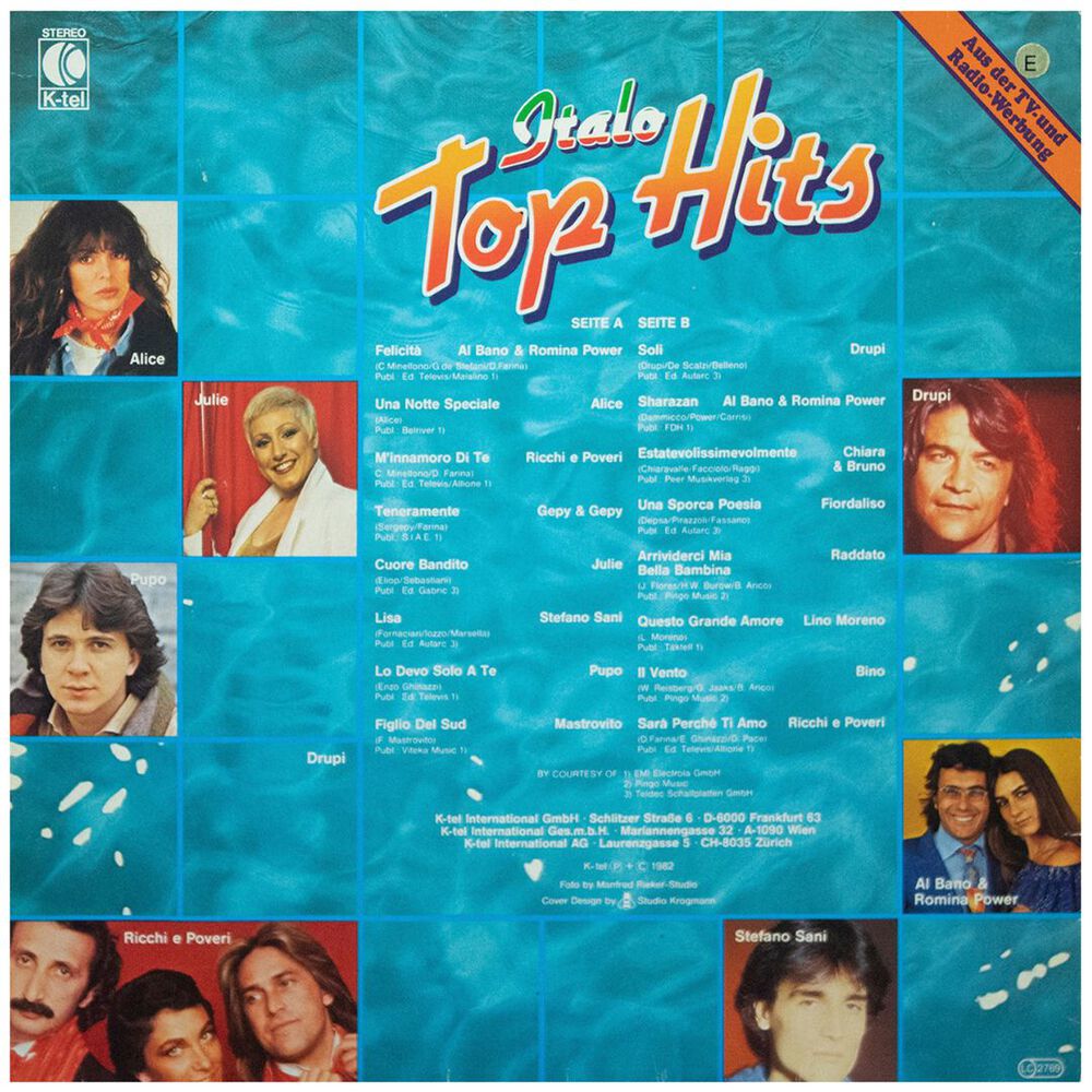 Italo Top Hits - Various Artist | Vinilo Usado image number 1.0
