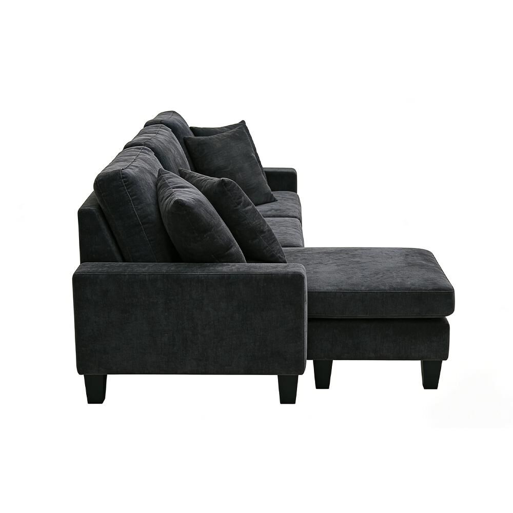 Sof&aacute; Seccional Zoy Home Bergen Chaise Longue Izquierdo / 3 Cuerpos image number 8.0