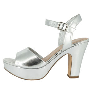 Sandalia Plataforma Itai Plateado Alquimia