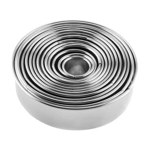 Set 14 Moldes Galletas Anillo Circular Cortador Reposteria