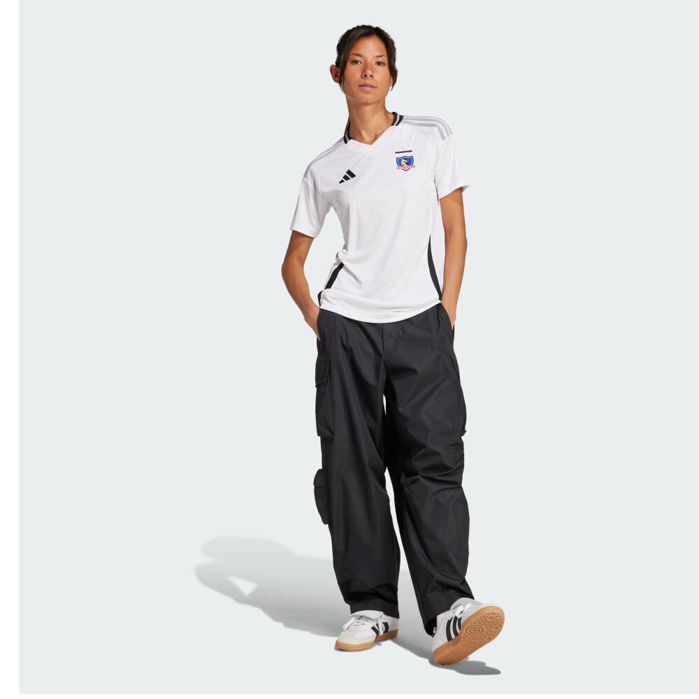 Camiseta De Futbol Mujer Adidas Local Colo Colo image number 6.0