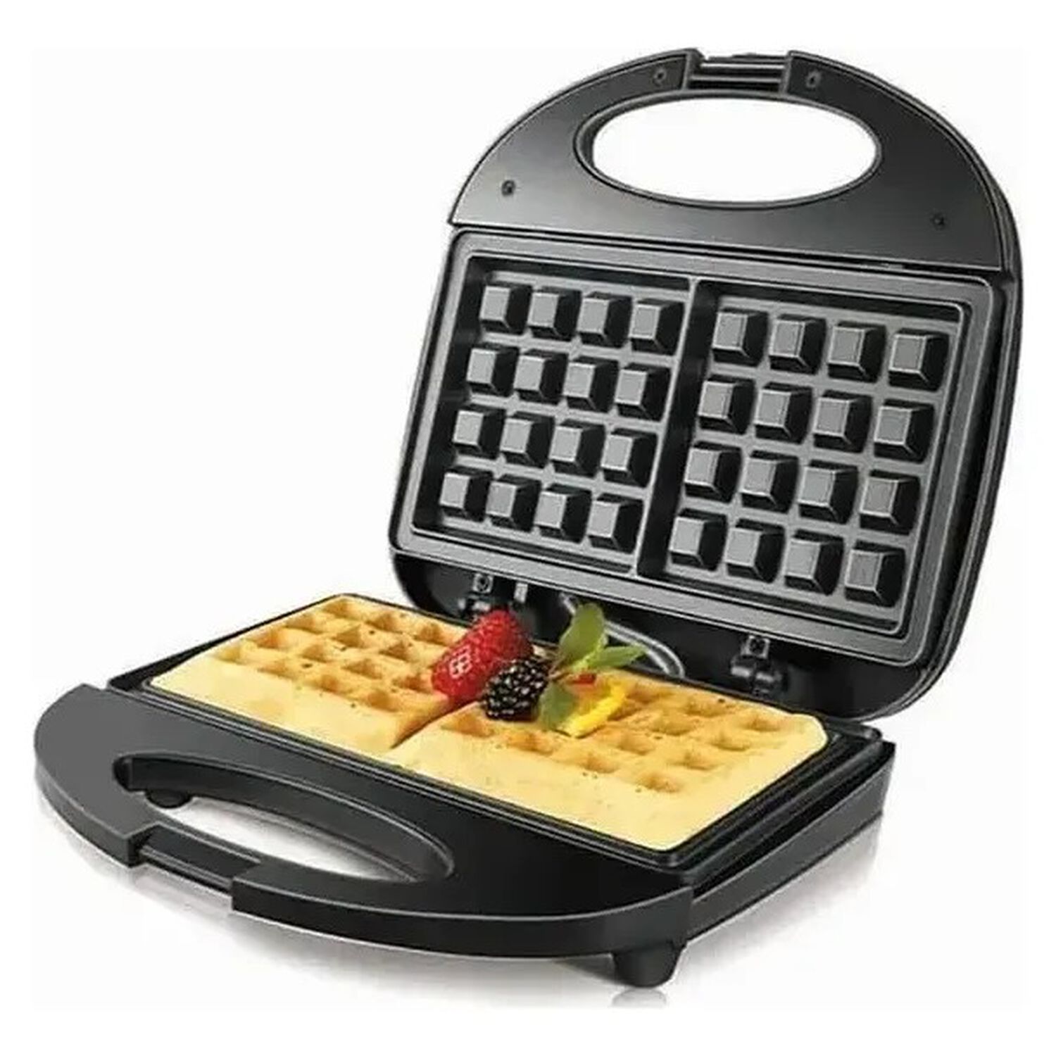 Wafflera El&eacute;ctrica Doble Antiadherente 750w Maquina Wafles image number 5.0