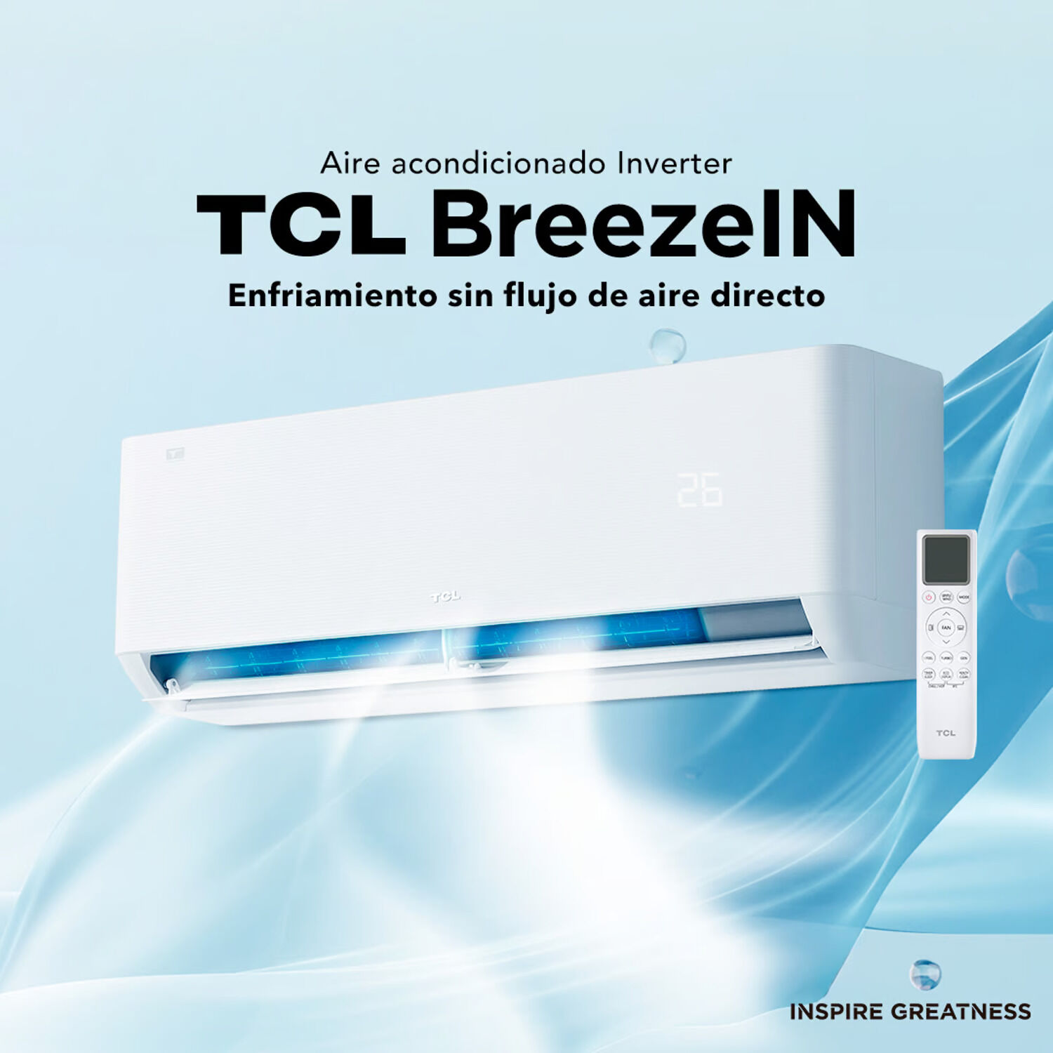 Aire Acondicionado Split 9000btu Inverter Tcl Breezein image number 1.0