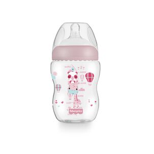 Mamadera Fisher Price First Moments Boca Ancha 270 Ml Rosa