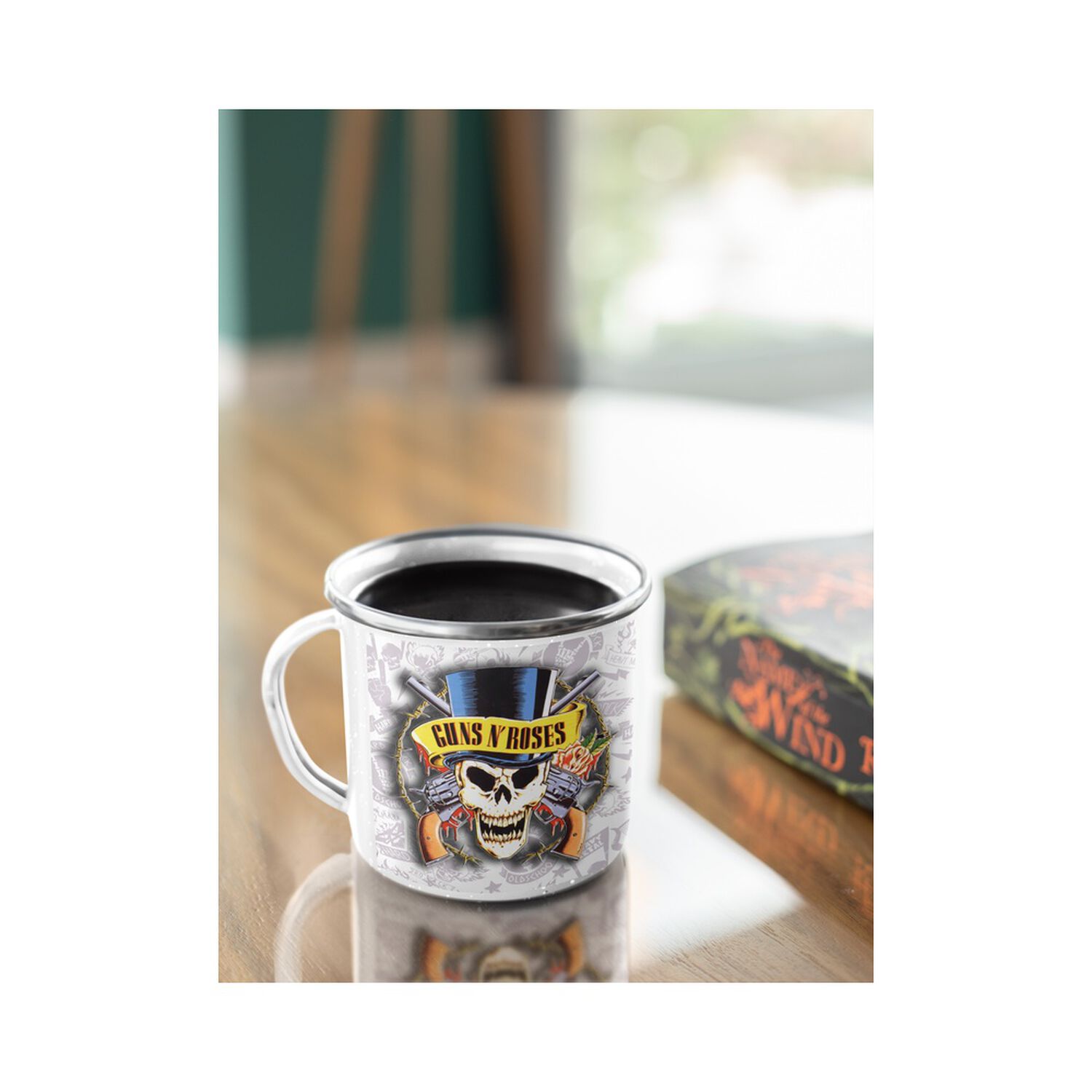 Taza Enlozada Lechera Guns N Roses Slash Rock Musica image number 2.0