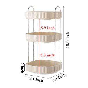 Organizador De Maquillaje 3 Niveles Giratorio 360