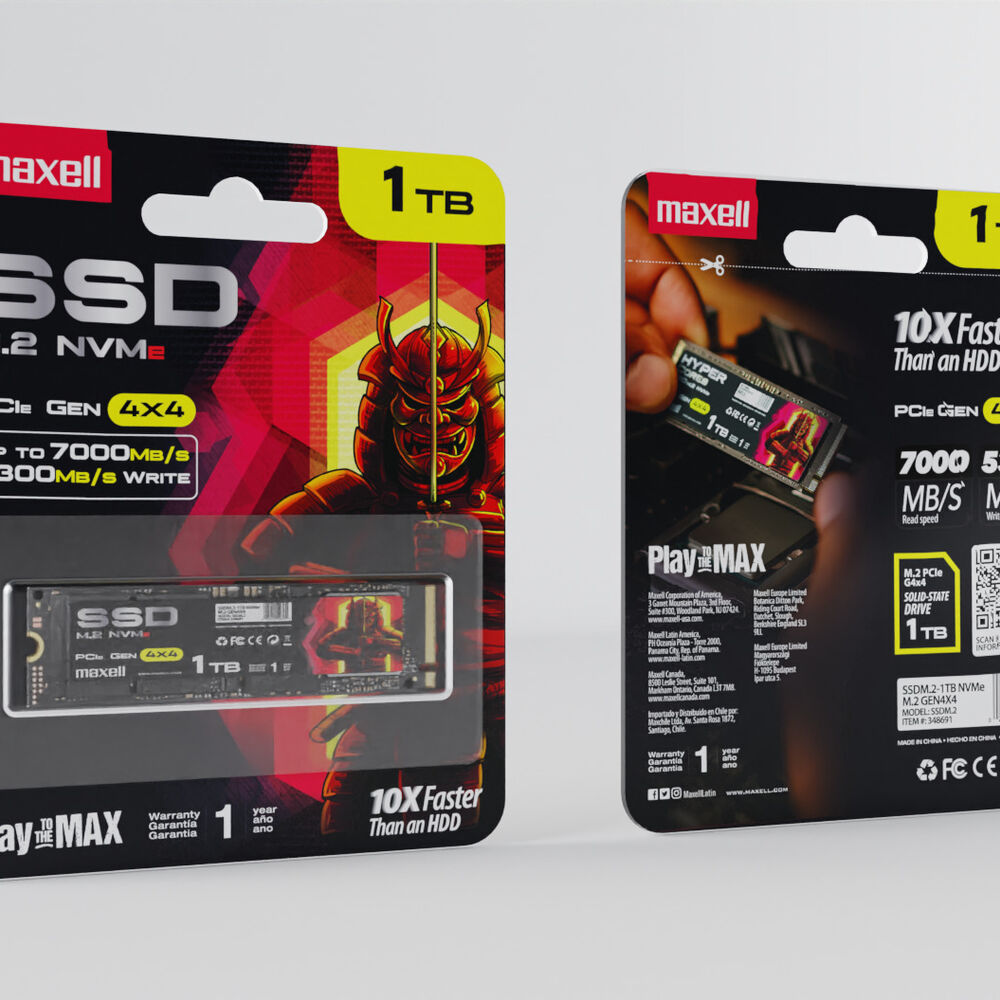 Disco Ssd 1tb M.2 Nvme Pcie Gen 4x4 Maxell Hasta 7000mb/s image number 4.0