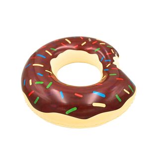 Flotador Dona Donuts Chocolate 80 Cm Inflable Salvavidas