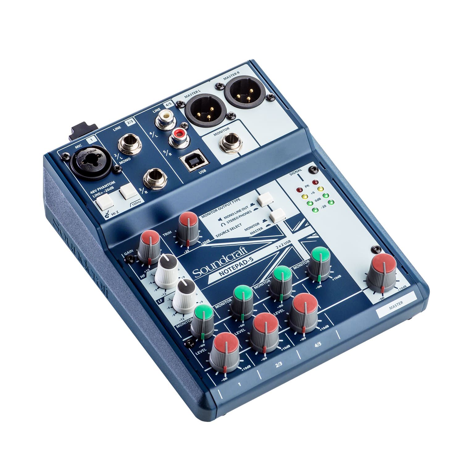 Consola Con Interfaz Usb Soundcraft Notepad 5 image number 1.0
