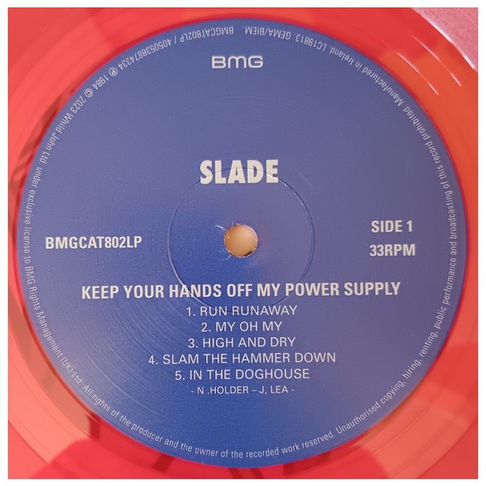Slade - Keep Your Hands Off My Power Supply (rsd)(red Vinyl) | Vinilo image number 3.0