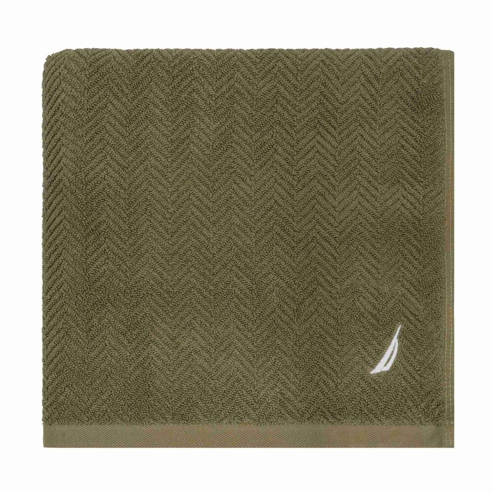 Toalla De Ba&ntilde;o Cuerpo Vis Nautica Home 100% Algod&oacute;n Suave 76x137cm Verde image number 3.0