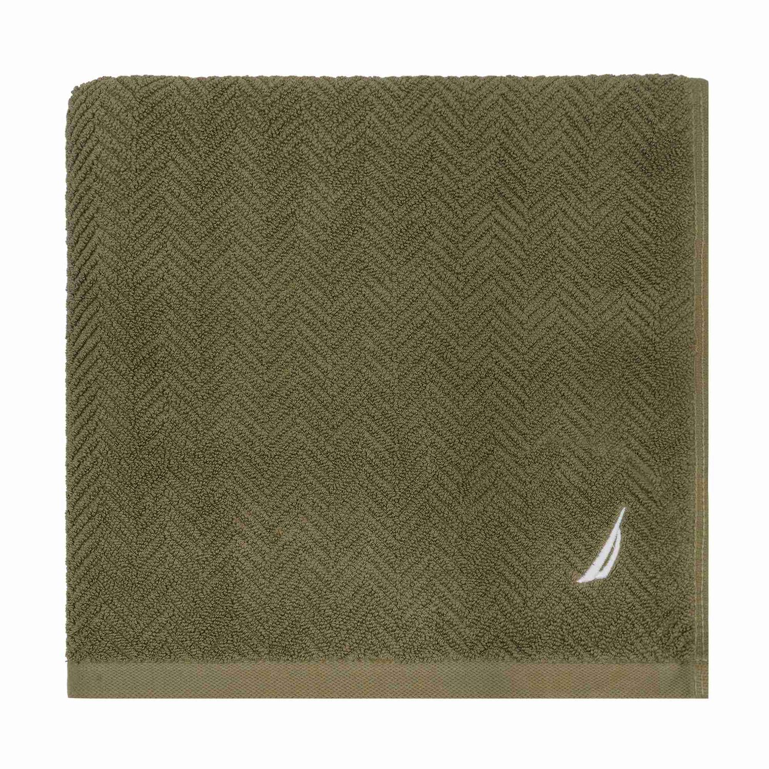 Toalla De Ba&ntilde;o Cuerpo Vis Nautica Home 100% Algod&oacute;n Suave 76x137cm Verde image number 3.0