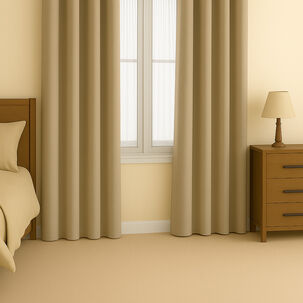Cortina Engomada Termica 100% Blackout 140x225
