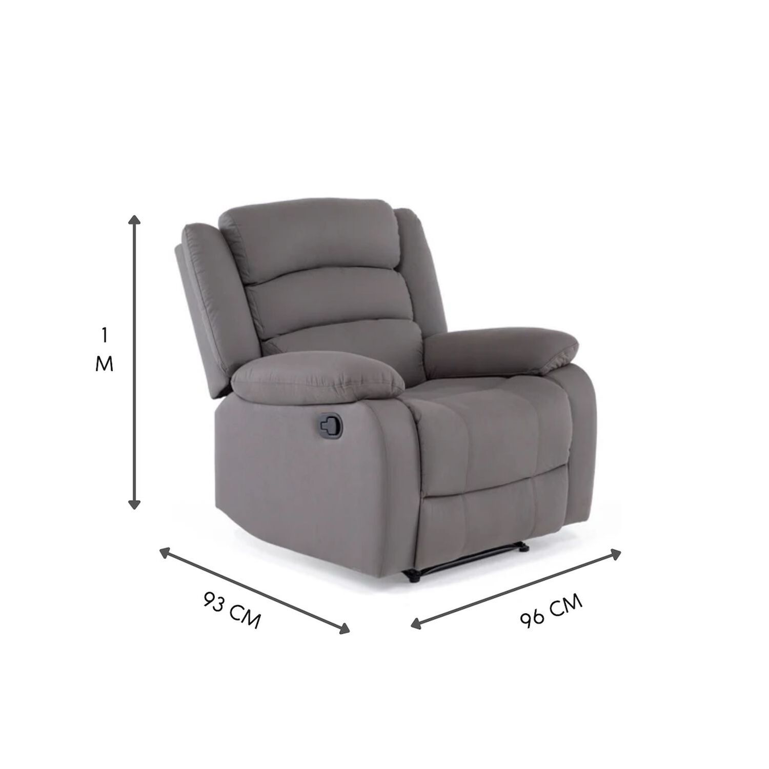 Berger Reclinable Moderno Martell Terciopelo Fg98060r image number 3.0