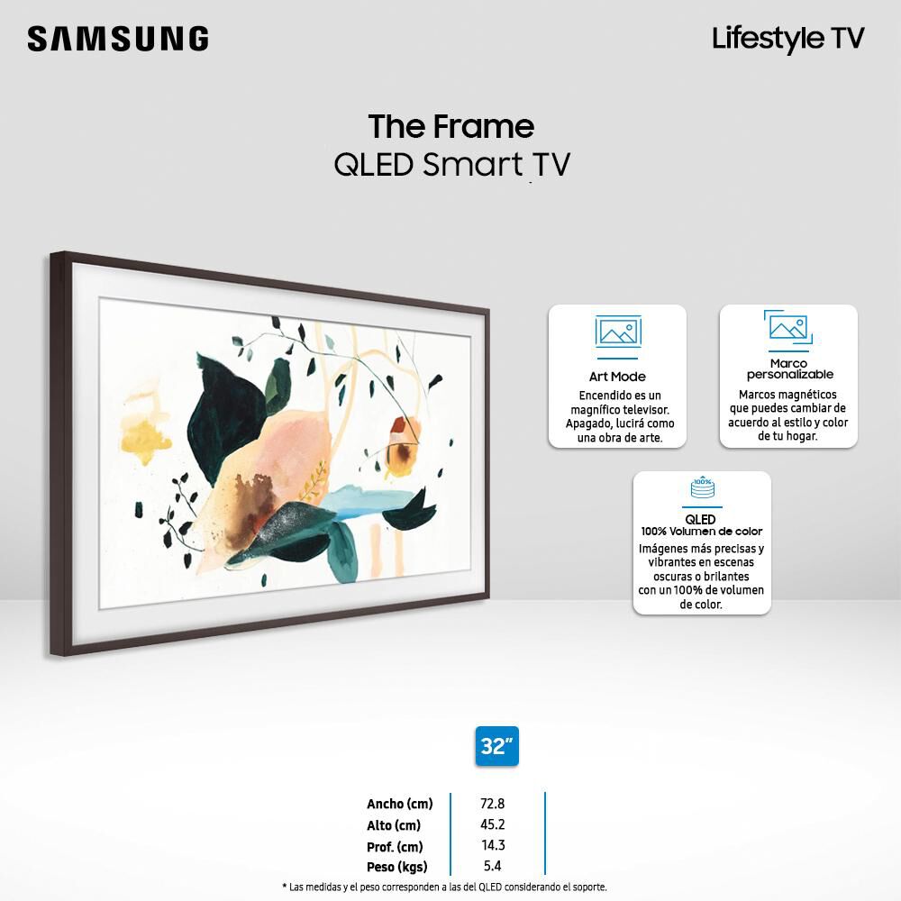 QLED Samsung The Frame / 32'' / Full HD / Smart Tv image number 4.0