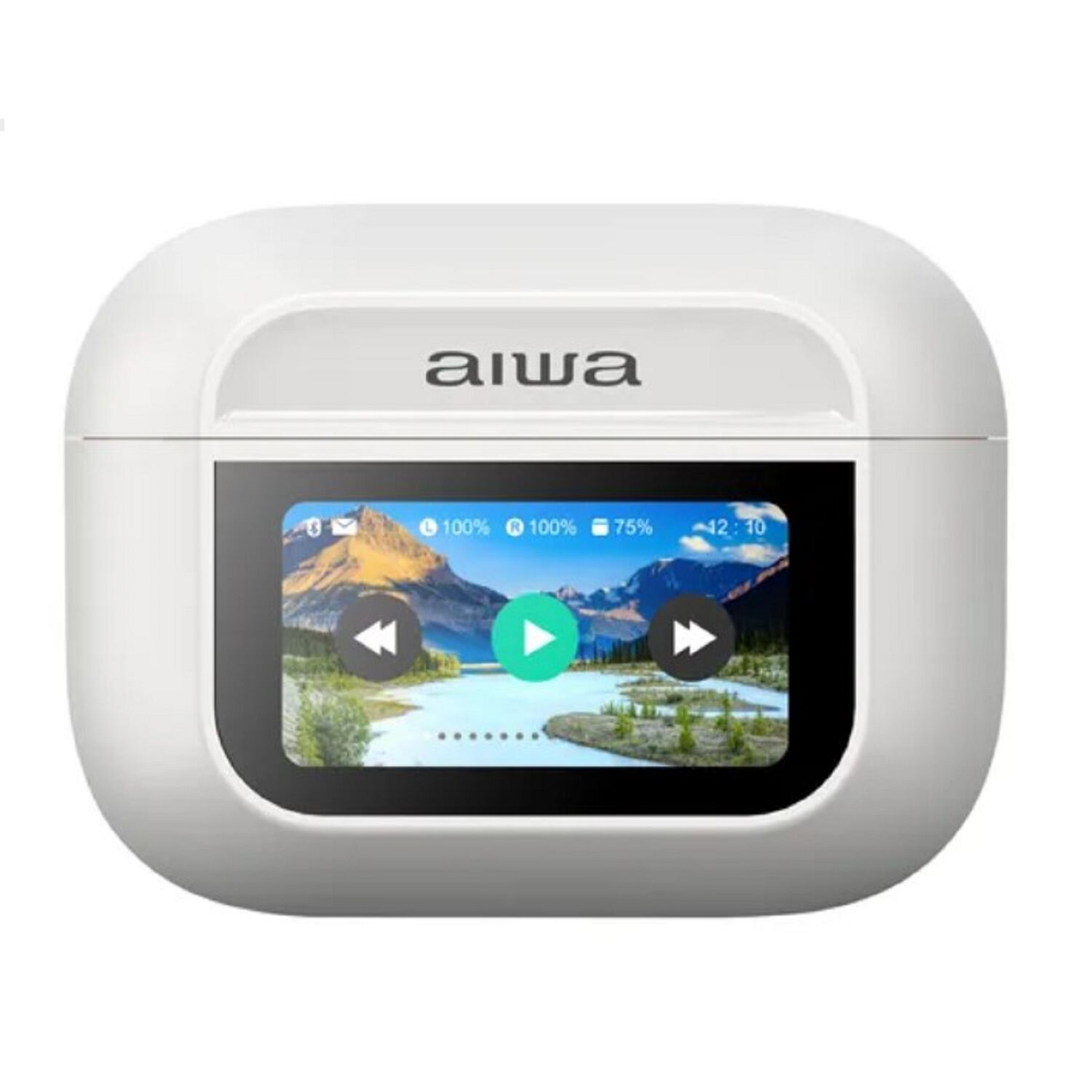 Aud&iacute;fonos Bluetooth Aiwa In Ear Dise&ntilde;o Con Pantalla T&aacute;ctil image number 2.0