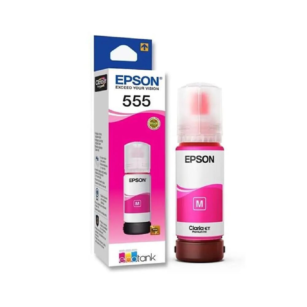 Tinta Botella Epson T555 Color Magenta De 70ml image number 0.0