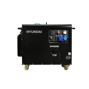 Generador Hyundai Diesel 6/6,3 Kw/kva Partida Eléctrica Monofásico Cerrado