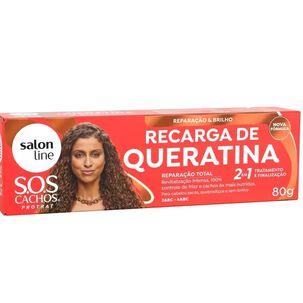 Recarga De Queratina Sos Cachos De 80gr Salonline