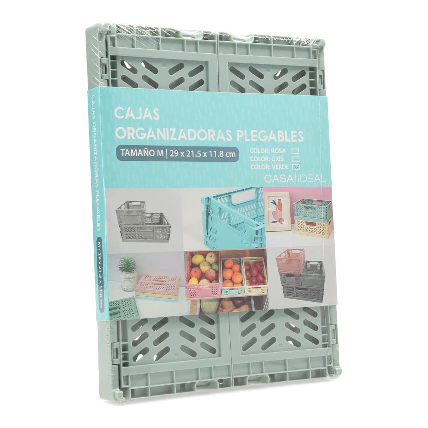 Caja Organizadora Casaideal Peque&ntilde;a Verde image number 1.0