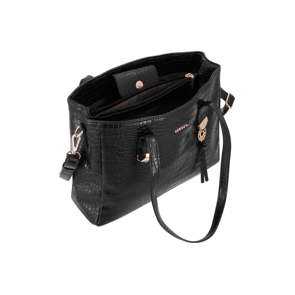 Cartera De Hombro Secret Bulgaria Sc6 L Negro image number 3.0