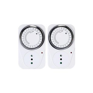 Temporizador El&eacute;ctrico Pack 2 Timer Diario House Sage
