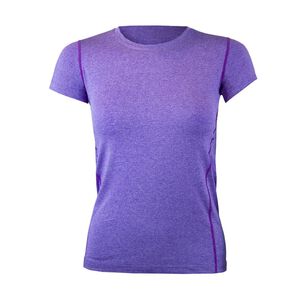 Polera Dry Fit Manga Corta Panel Malla Espalda Cape Mujer