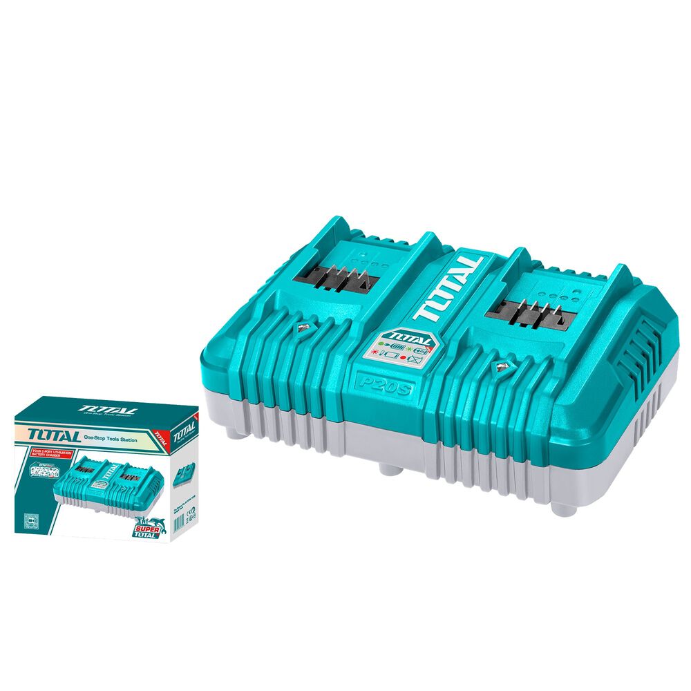 Cargador Inteligente Doble 20v 4a Total image number 0.0