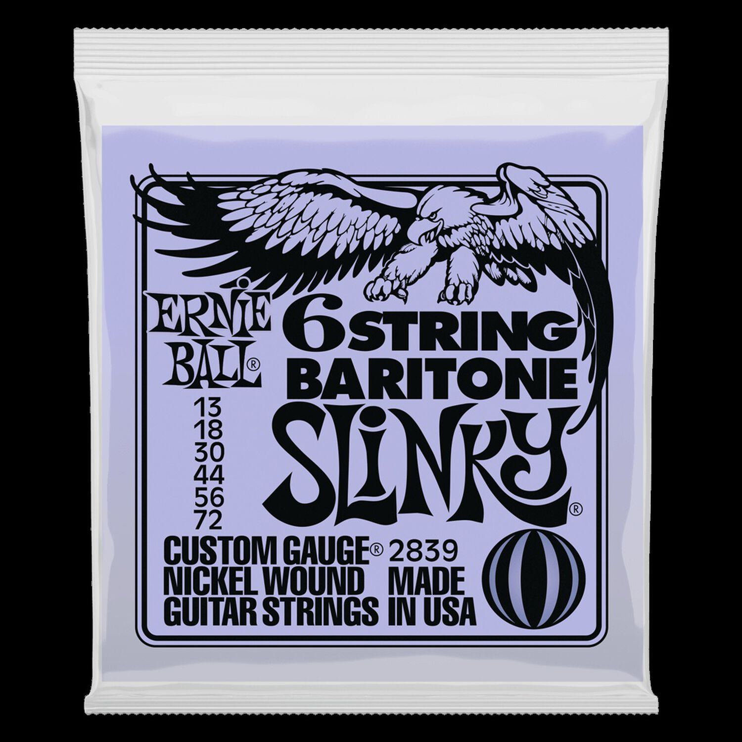 Set De Cuerdas Ernie Ball Guitarra Bar&iacute;tono 5/8 Slinky 13-72 image number 0.0