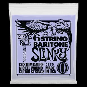 Set De Cuerdas Ernie Ball Guitarra Bar&iacute;tono 5/8 Slinky 13-72